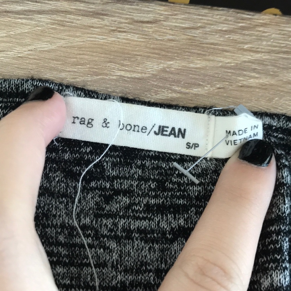 Rag & Bone Gray heather back tank top - Picture 6 of 7